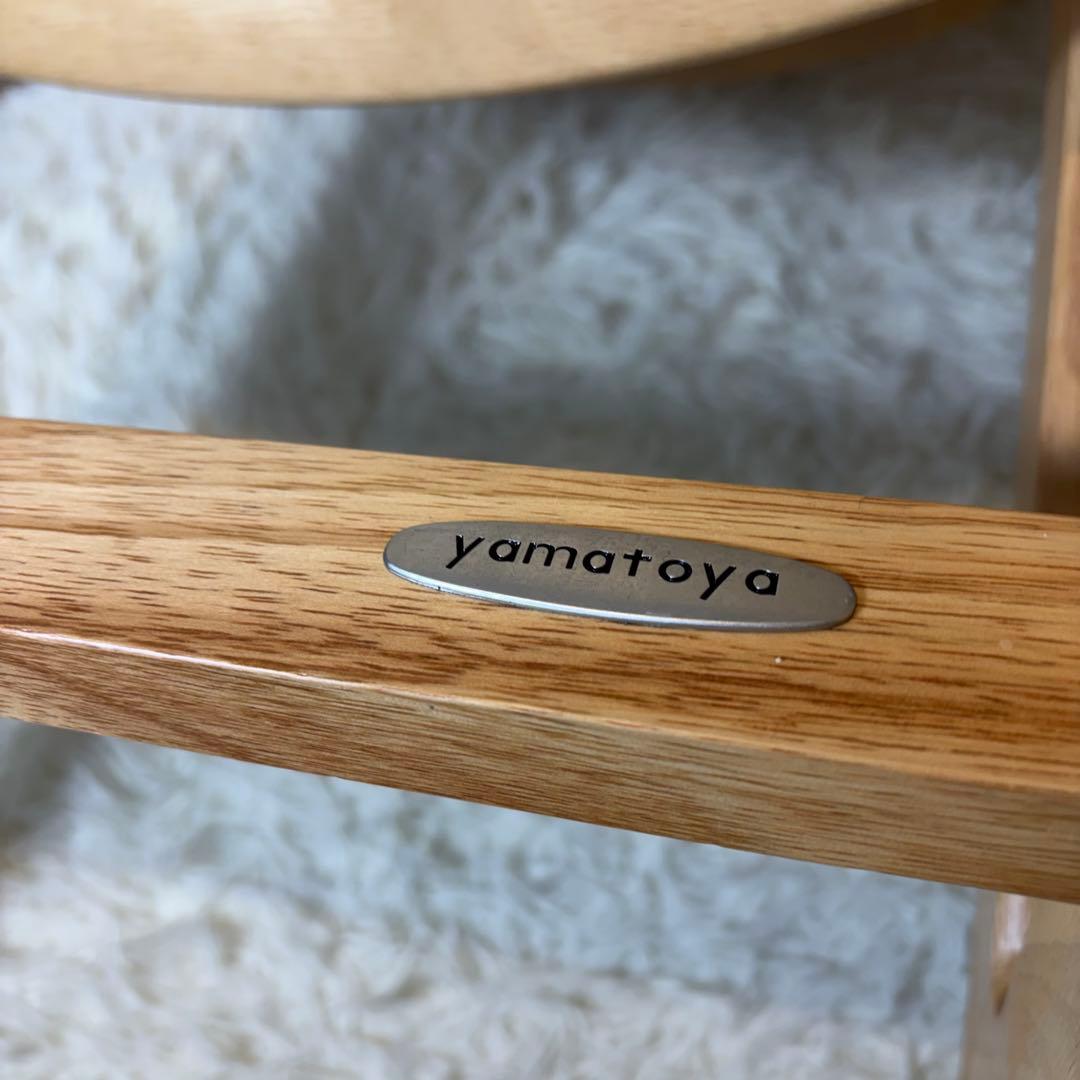 美品 大和屋　すくすくスリムプラスチェア　テーブル＆ガード付　六角レンチ付