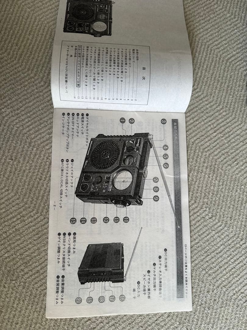 美品　パナソニック　ナショナル　クーガ　No.7 RF-877