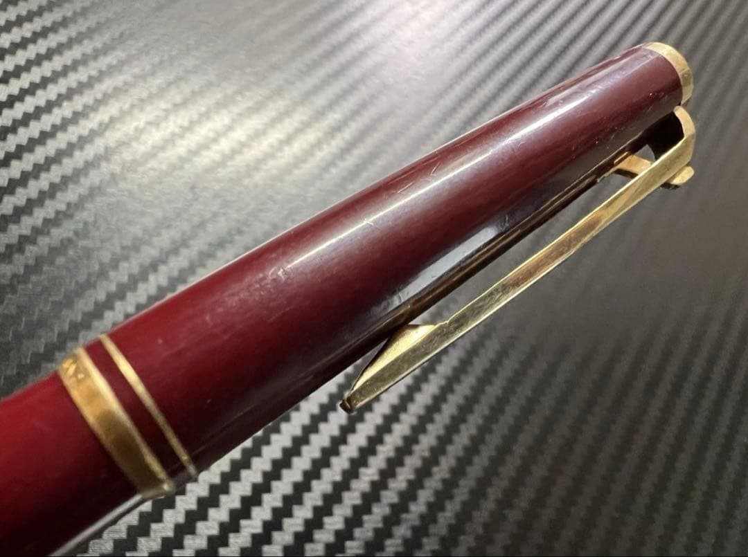 美品 モンブラン 281 ボルドー ボールペン 非売品アタッチメント付