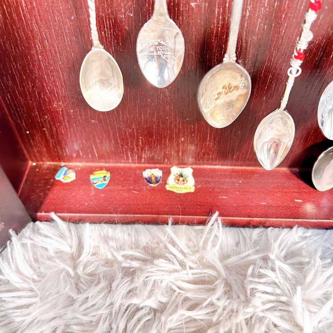 スーベニアスプーン　キャビネット ビンテージ アンティーク コレクション まとめ