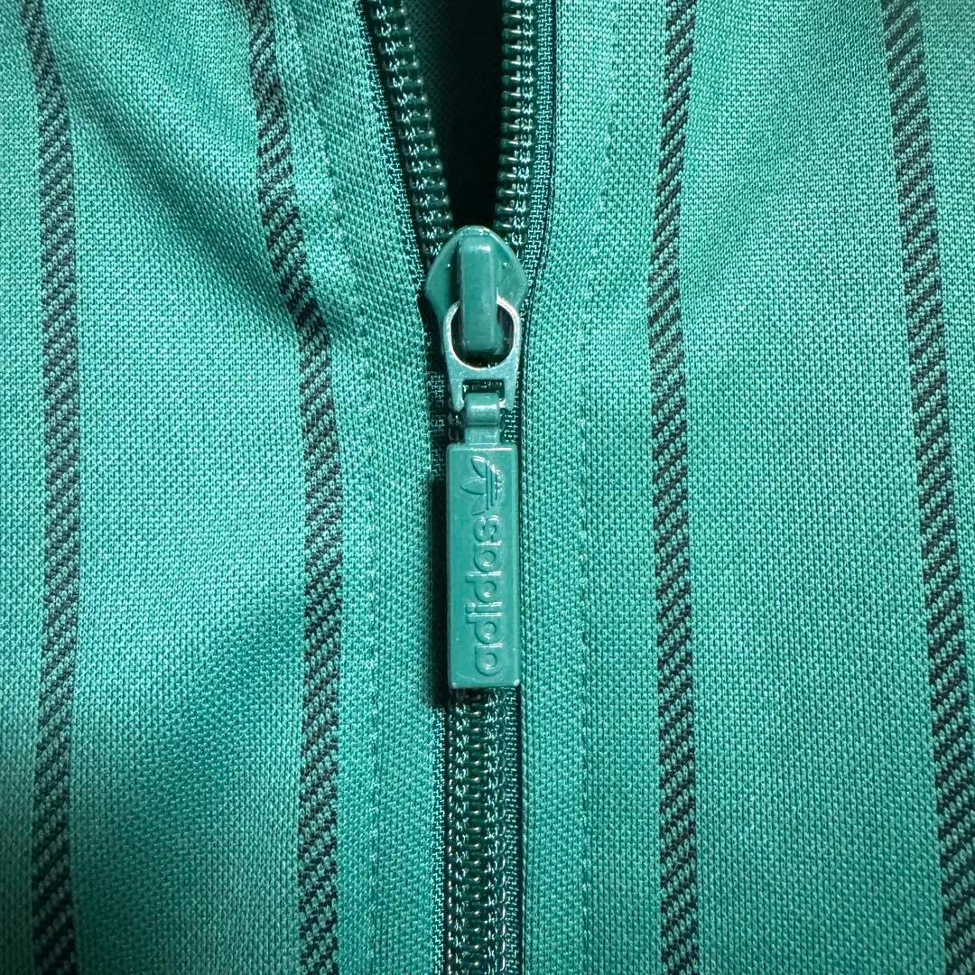 アディダス　オリジナル　ストライプ　トラックジャケット　グリーン　4XOTサイズ