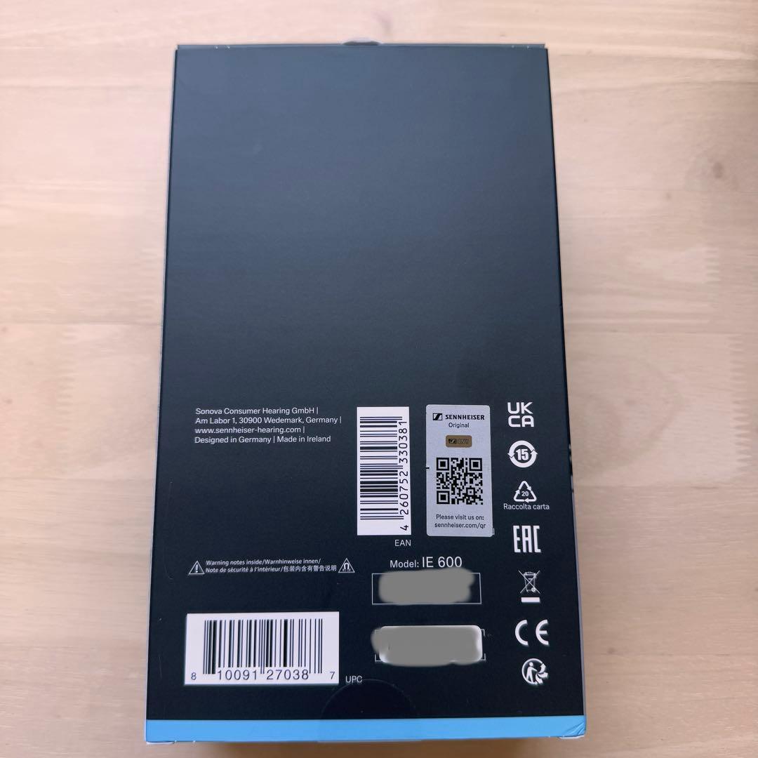 [純正]Sennheiser ゼンハイザー IE600 美品