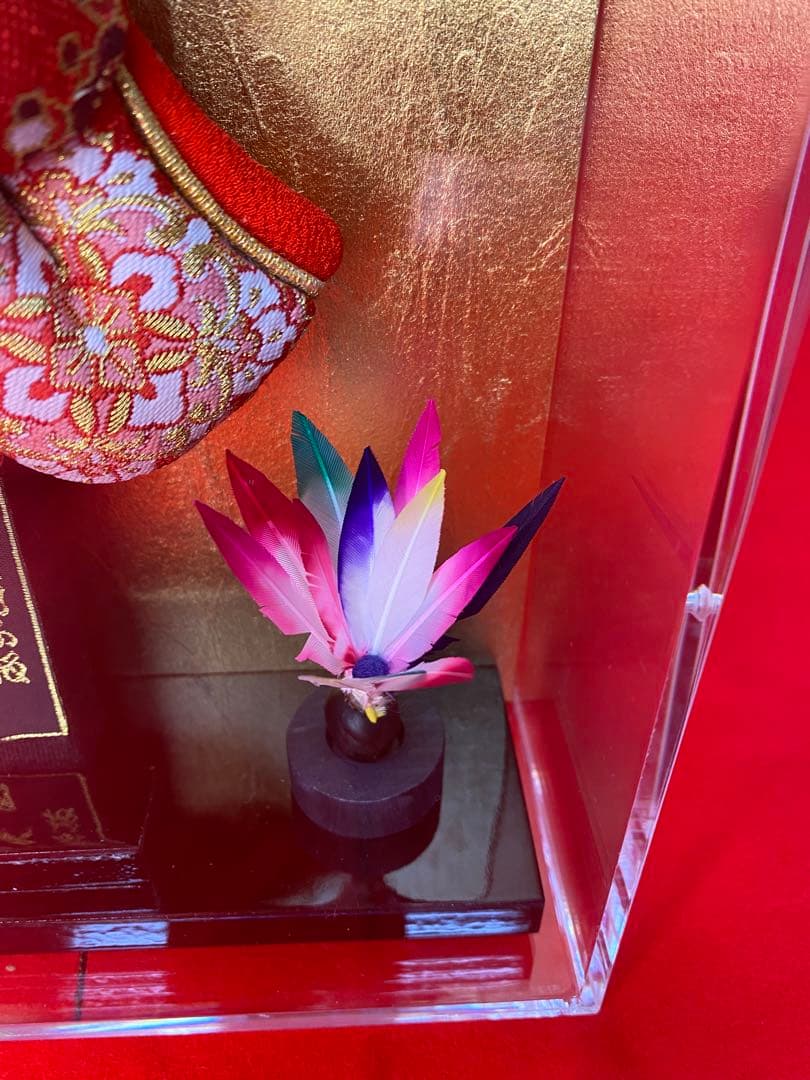 東京久月　羽子板壁掛けアクリルケース・コンパクト間口約１９×奥行約８×高約２６㎝