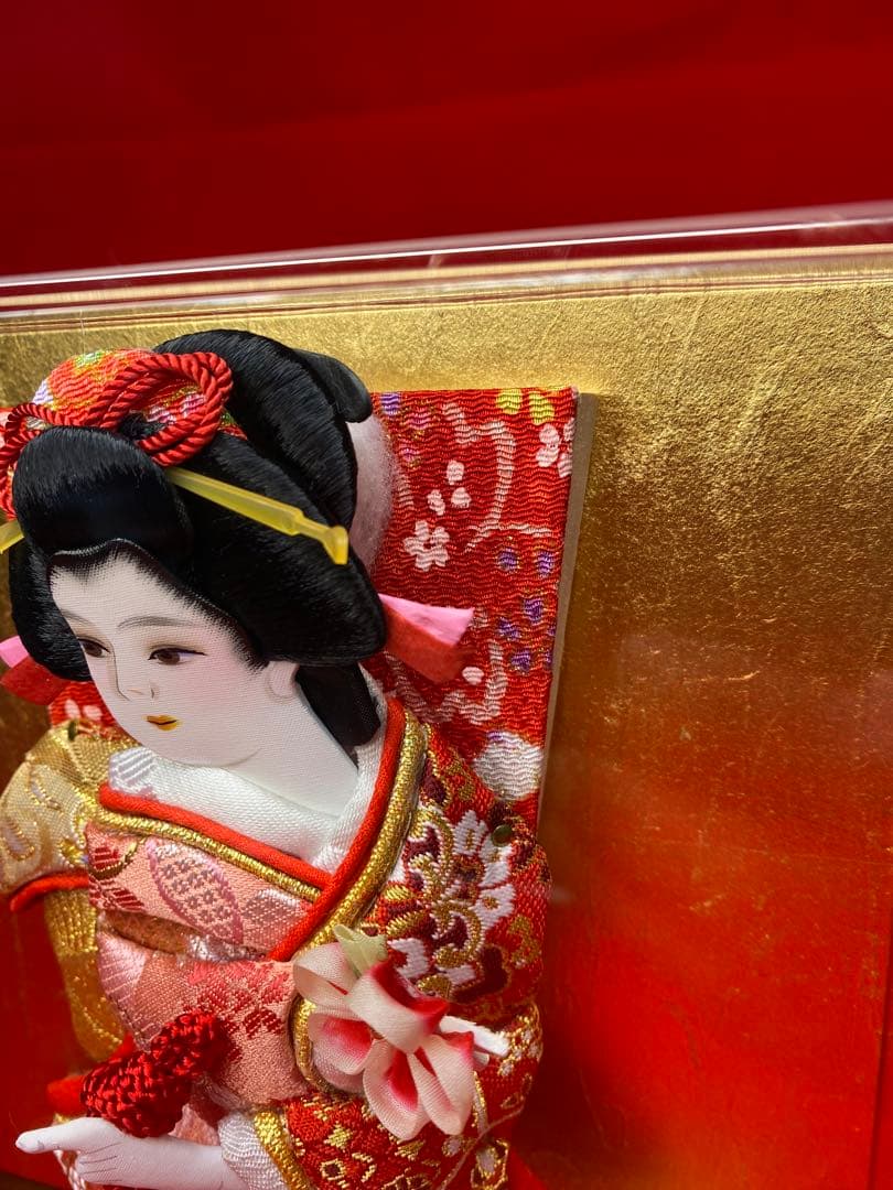 東京久月　羽子板壁掛けアクリルケース・コンパクト間口約１９×奥行約８×高約２６㎝