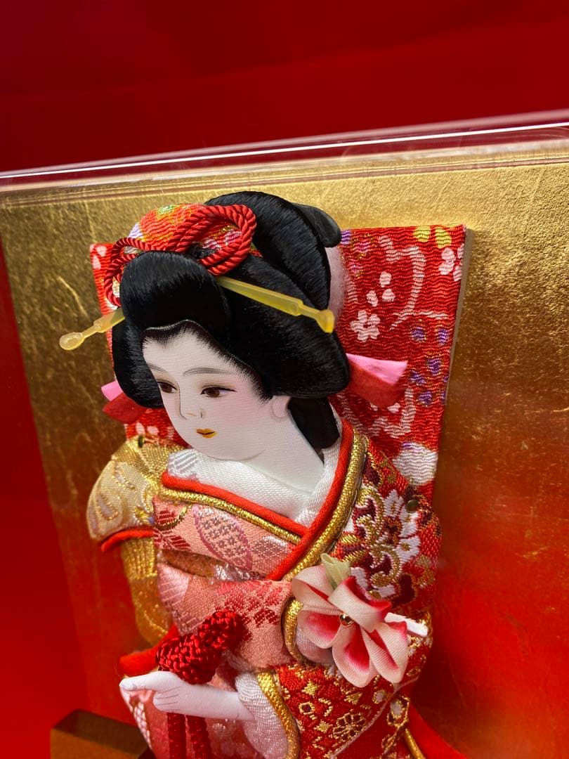 東京久月　羽子板壁掛けアクリルケース・コンパクト間口約１９×奥行約８×高約２６㎝