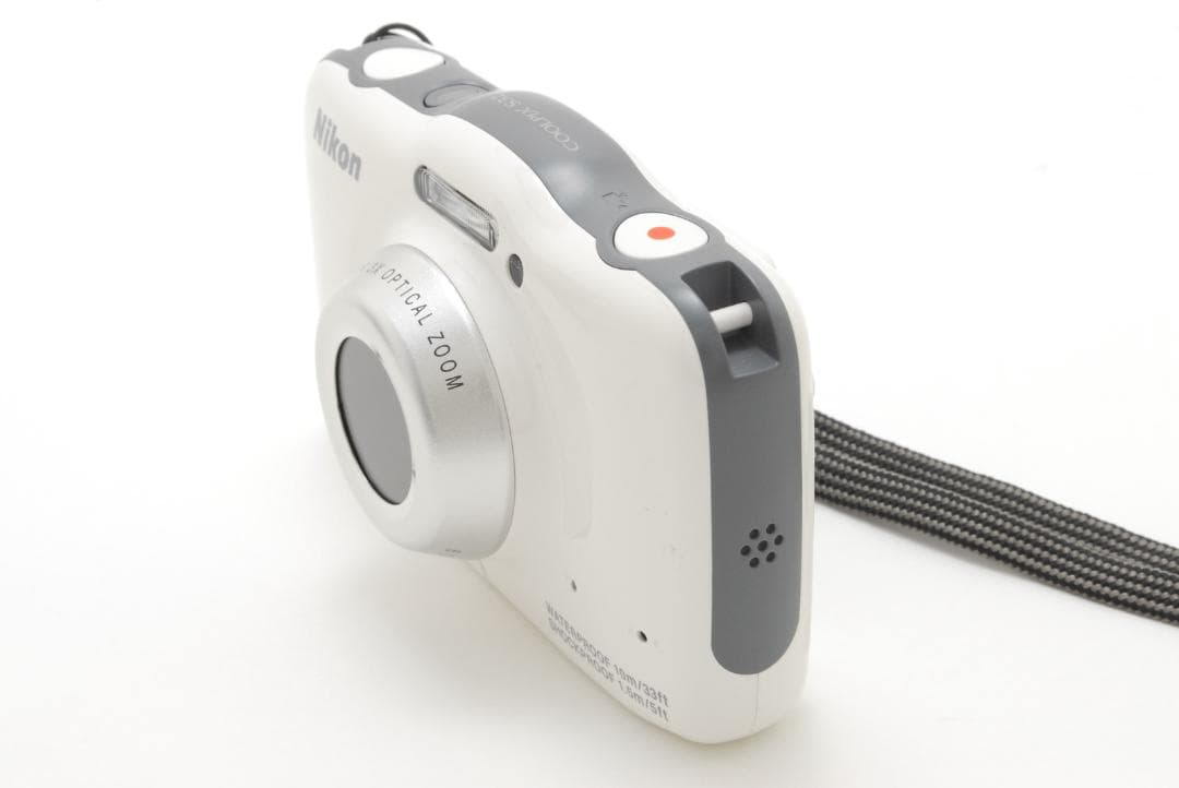 Nikon COOLPIX S32 ホワイト 防水カメラ 動作確認済み