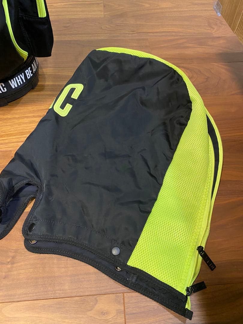 WAAC ゴルフバッグ・キャディバッグ ブラック/ライム