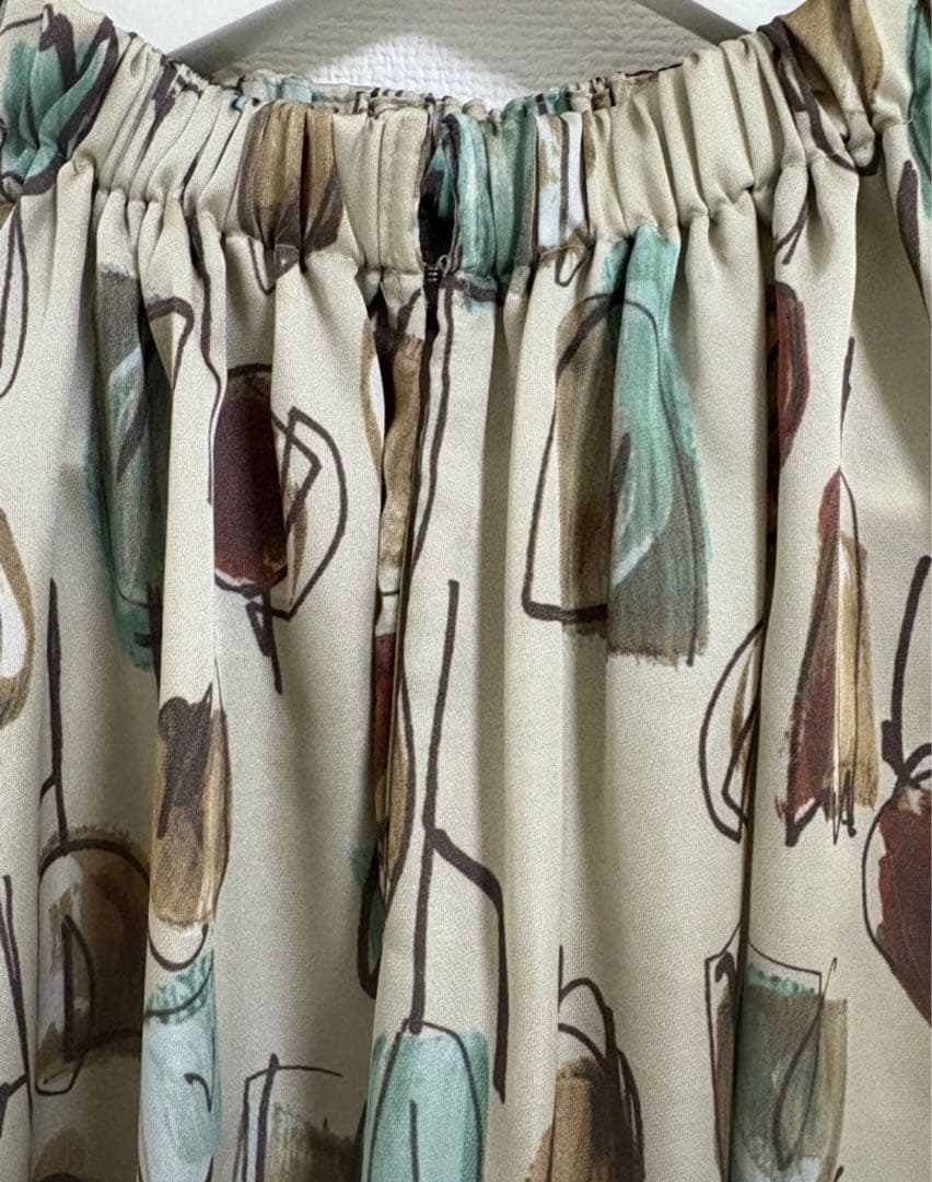 新品タグ付 TOMORROWLAND 2024AW フラワープリントブラウス