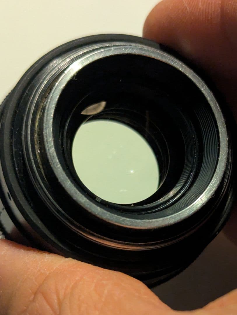 週末値下げ！ジュピター8 50mmf2 ブラック　メタルフード付き