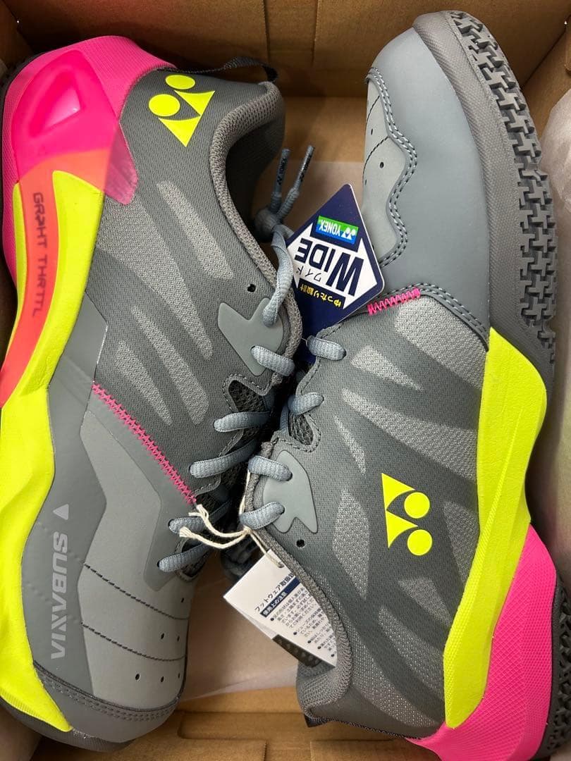 25.5㎝　サブアクシアワイド　新品未使用　YONEX　バドミントン　シューズ