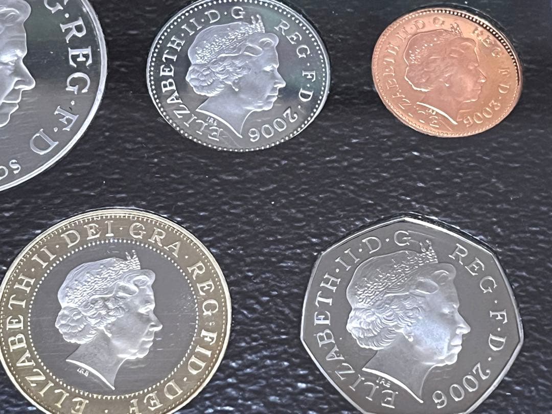 2006年 イギリス 13枚 プルーフ硬貨セット 箱付
