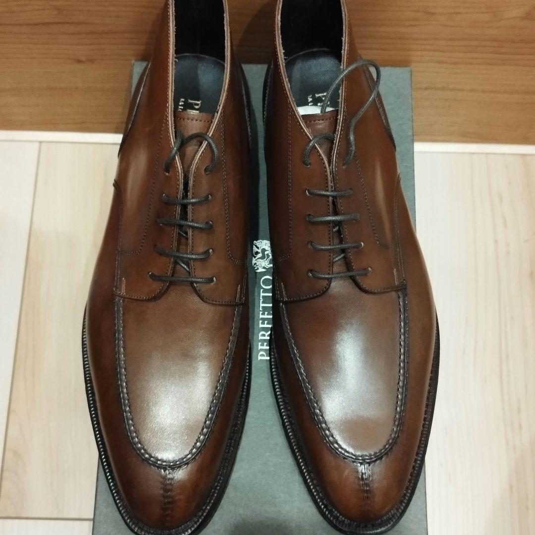 【新品】PERFETTO ペルフェット スキンステッチ エプロンフロントダービー