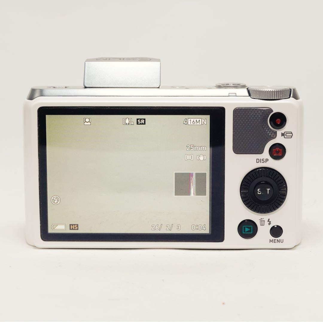 極美品 動作確認済 CASIO EXILIM EX-ZR700 ホワイト