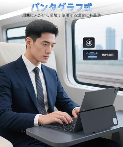 【軽量型】Omikamo ipad air キーボード M3/M2対応 日本語m