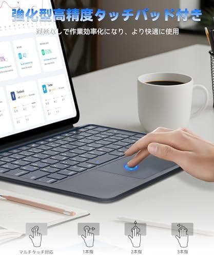 【軽量型】Omikamo ipad air キーボード M3/M2対応 日本語m