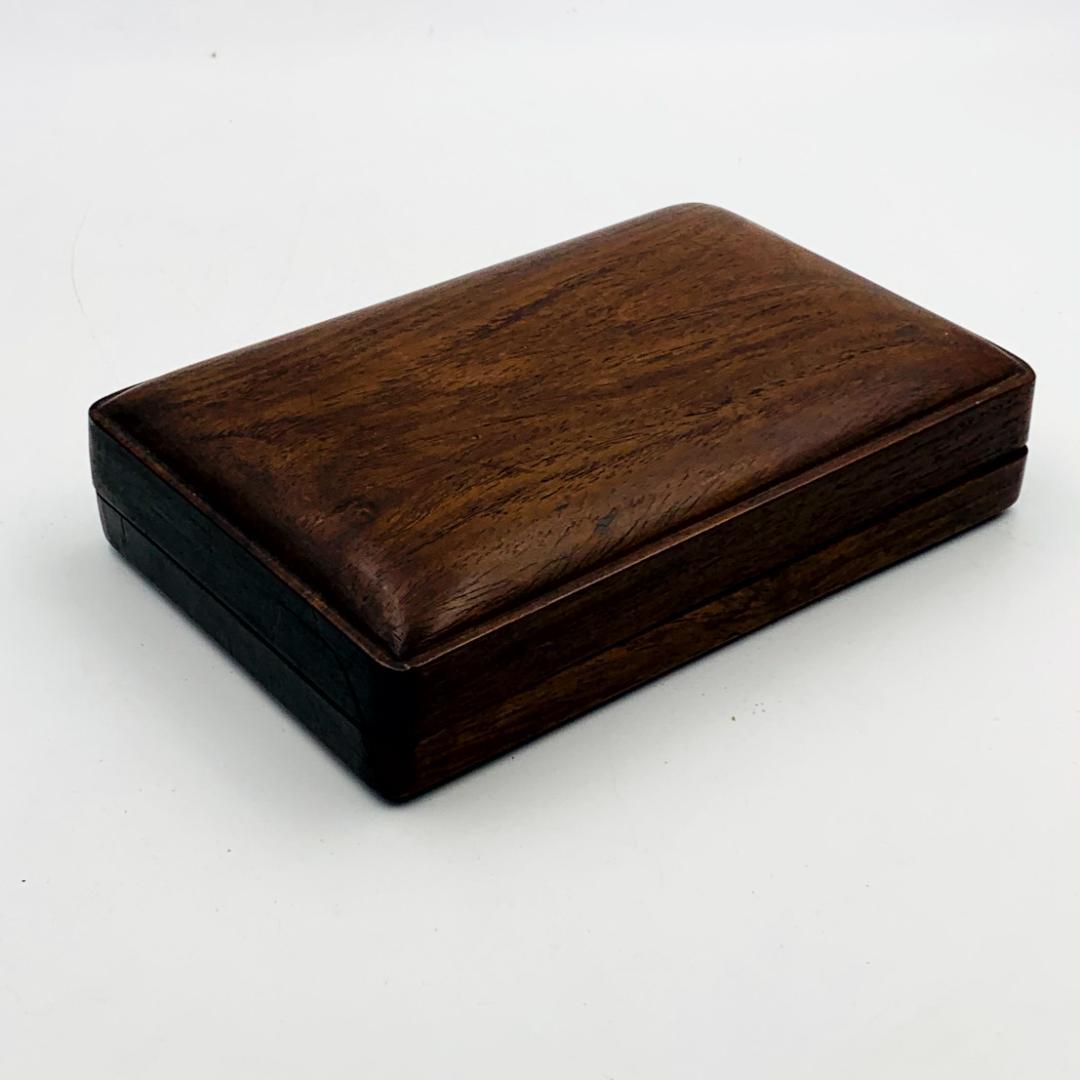 端渓硯 中国 彫刻 古硯 骨董品 木箱付き 書道