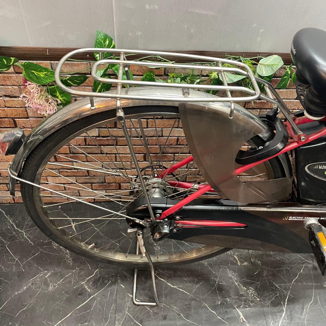 【87】電動自転車 Panasonic vivi DX ピンクレッド