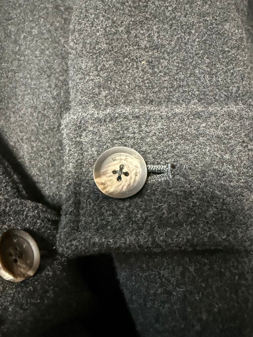 wjk チャコールグレー ダッフルコート Sサイズ