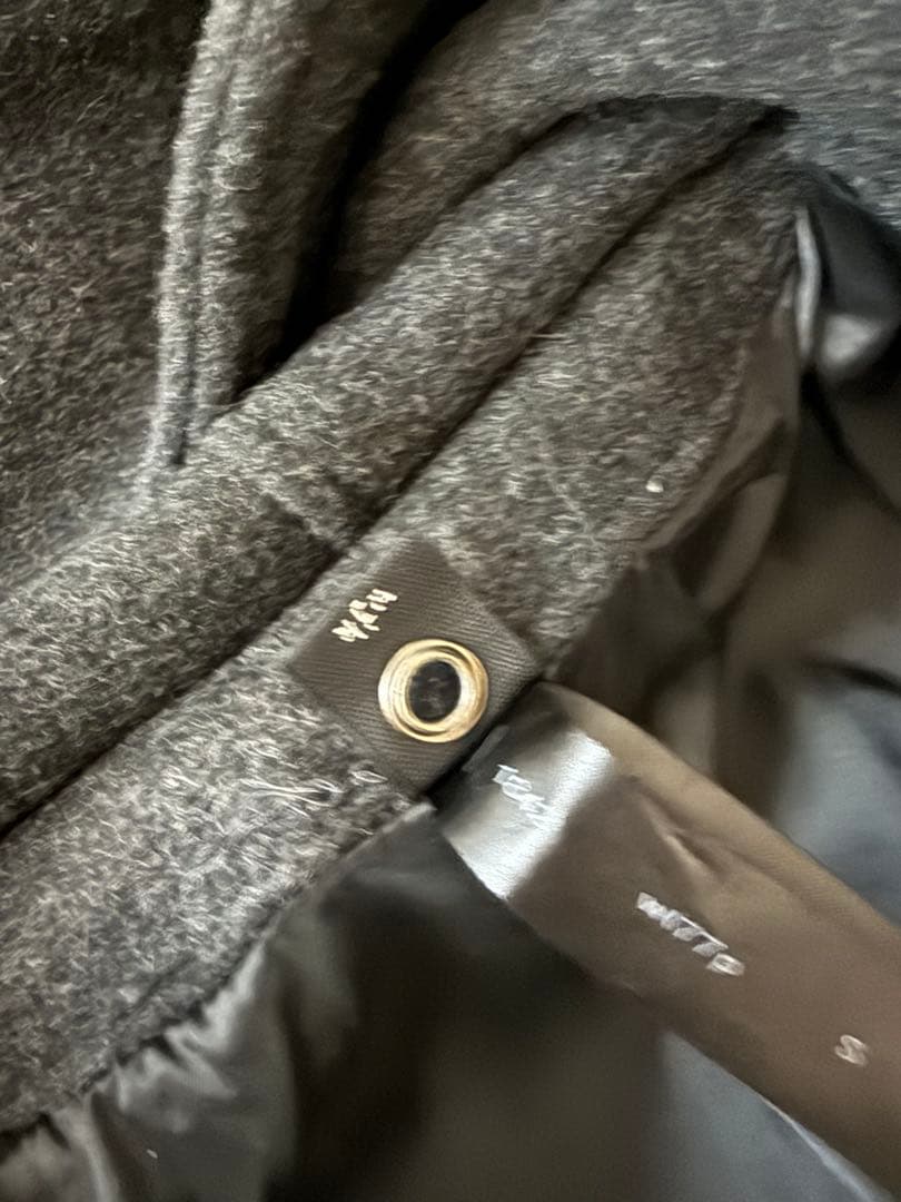 wjk チャコールグレー ダッフルコート Sサイズ