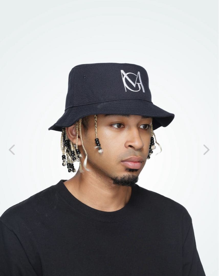 ミセスx NEW ERA BUCKET01 MGA LOGO HAT NAVY