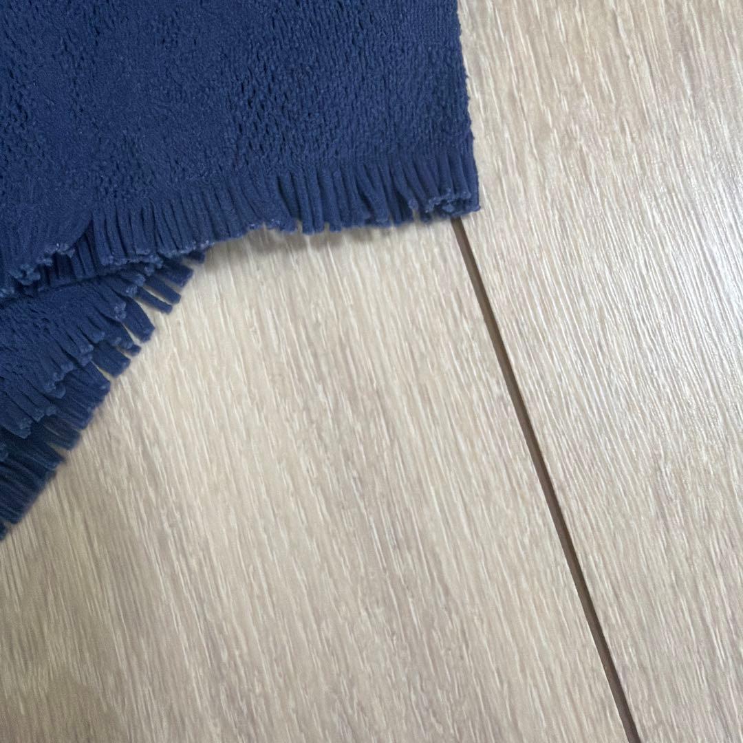 チャコット　ノーソーイングニット　ネイビー ウォームアップウェア　前後2way