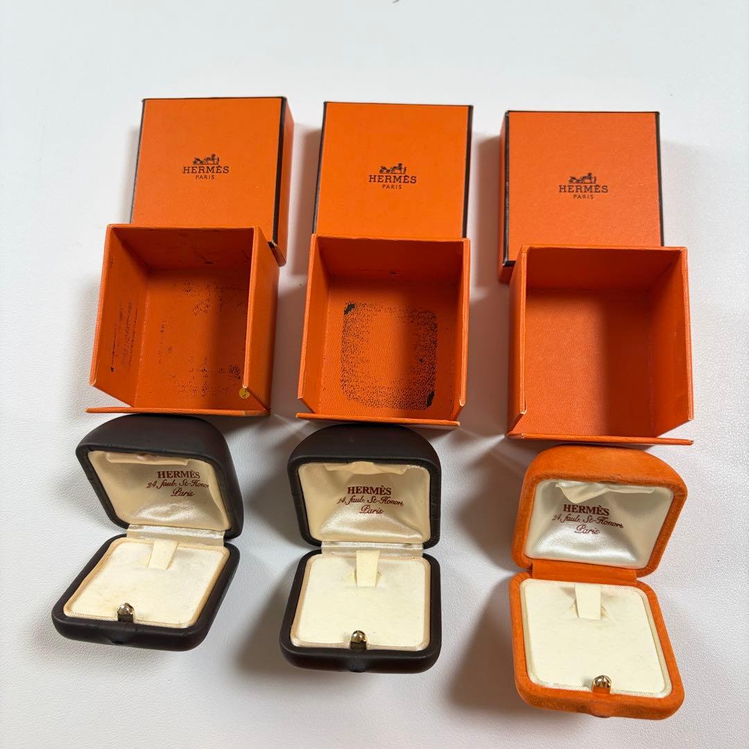 エルメス　リングケース　アクセサリー入れ　空箱　7個セット