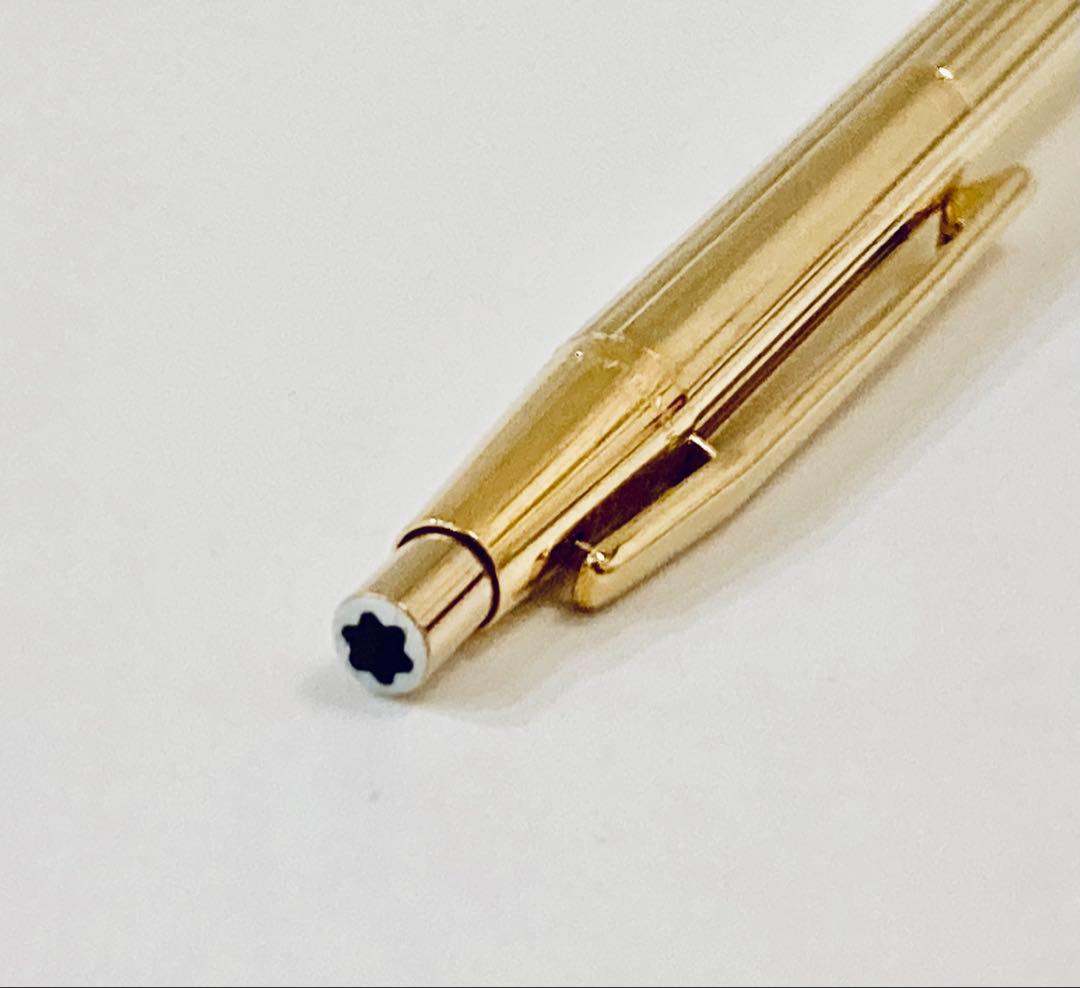 20金張り◆モンブラン高級シャープペンシル ノブレス1970sMONTBLANC