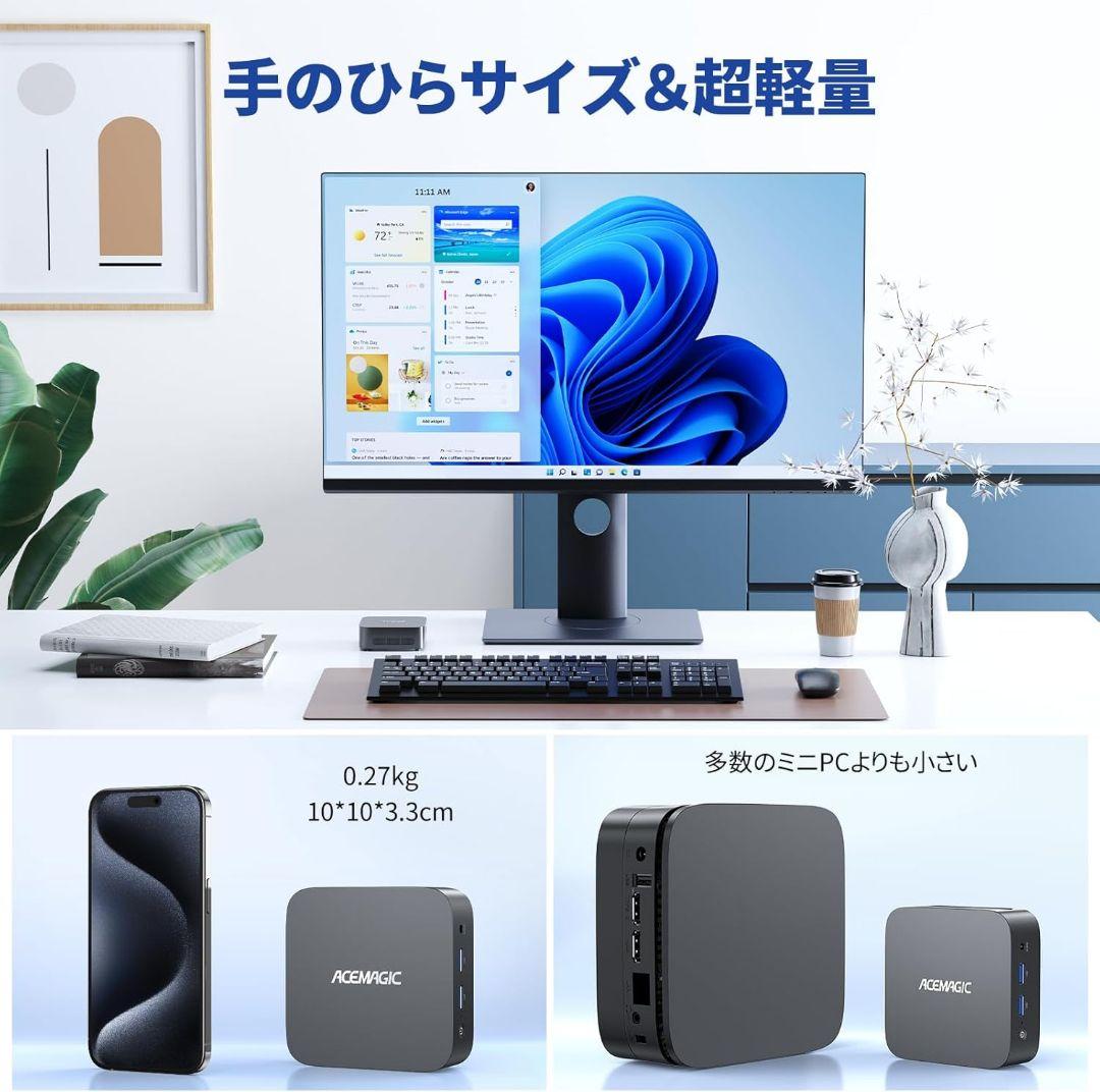 ミニPC N150搭載 ACEMAGIC Vista Mini V1