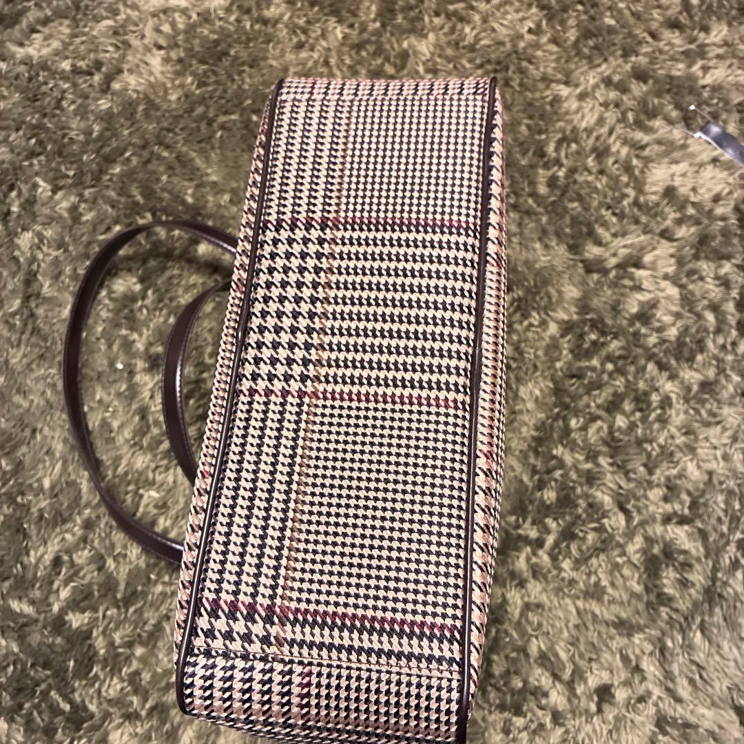 美品✨ラルフローレン 千鳥格子 ハンドバッグ ショルダーバッグ 持ち手長め