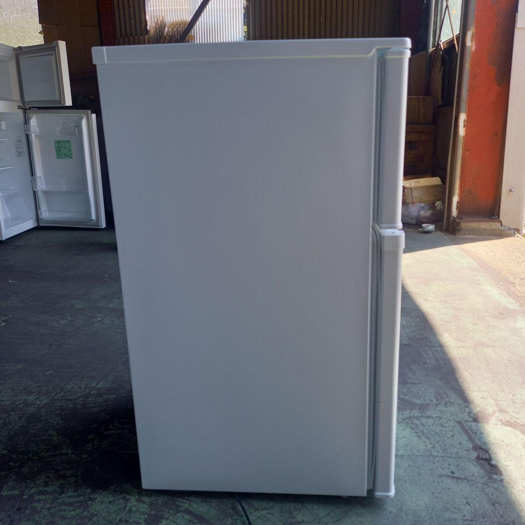 小型 アイリスオーヤマ 2ドア冷蔵庫 IRSD-9B-W 90L 2020年製