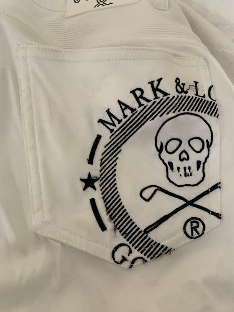 マークアンドロナ　44 ホワイト　パンツ
