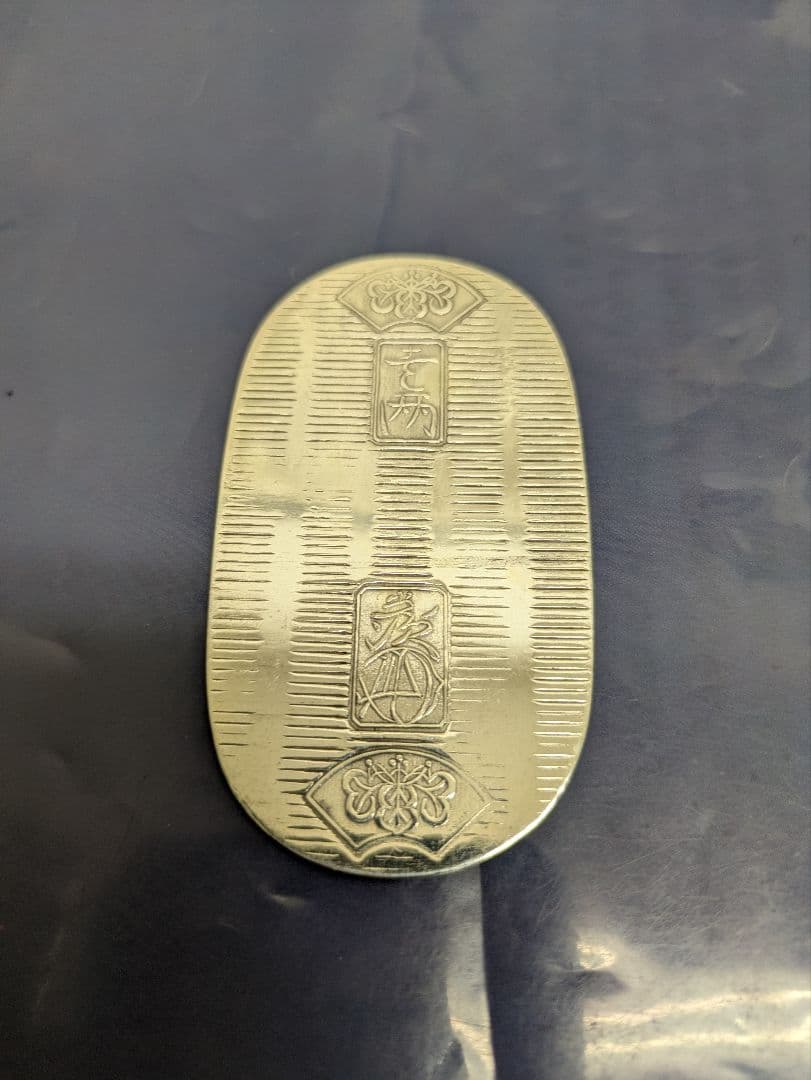 【レア品】カゴメ株式会社 1960年代 日本橋 徳力純銀 小判 30g