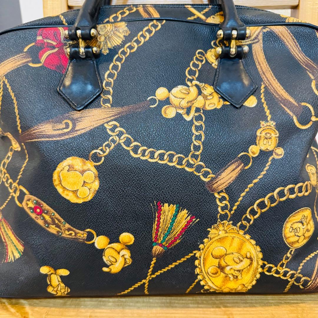 激レア PARTY-PARTY　ディズニー　ミッキー　ハンドバッグ 牛革