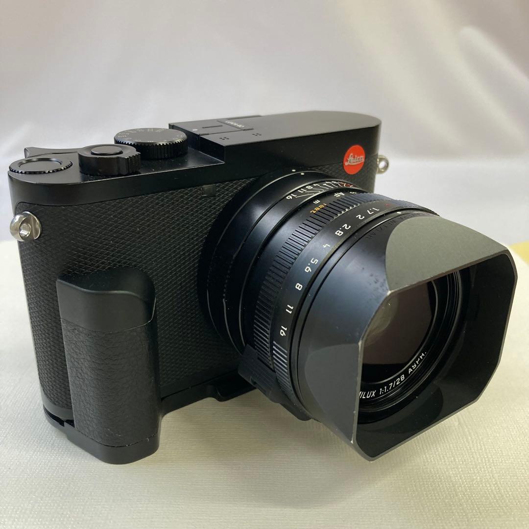 【美品】 Leica Q2 サムレスト ハンドグリップ レザーボディケース付き