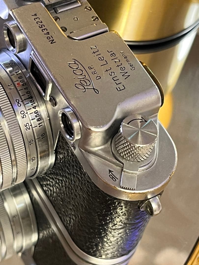 Leica IIIc バルナックライカ Canon 50mm f1.8付き