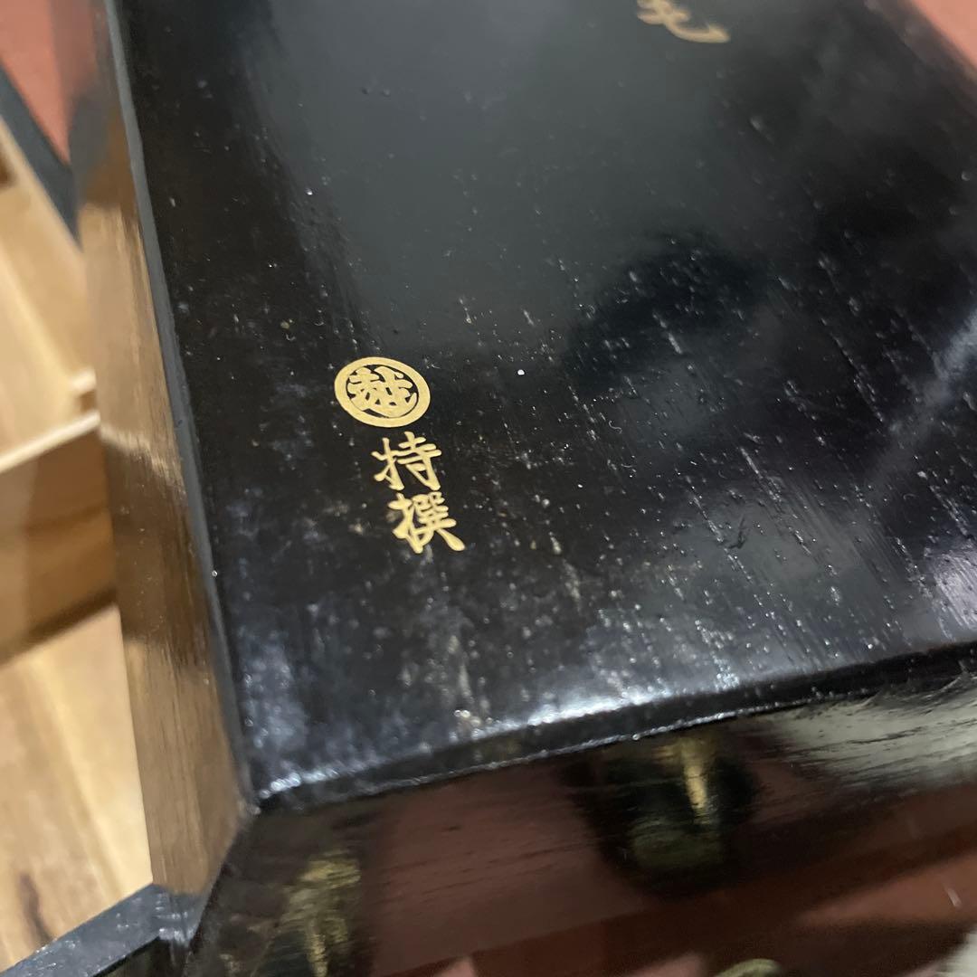 希少　三越 持撰 御化粧刷毛セット 白粉刷毛 木箱入り 未使用 伝統化粧道具