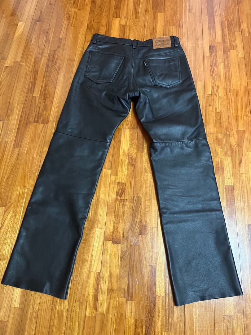 クシタニ　牛革レザーパンツ　サイズＬ/2W