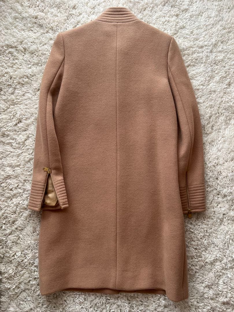 Chloe スタンドカラーコート ベージュ