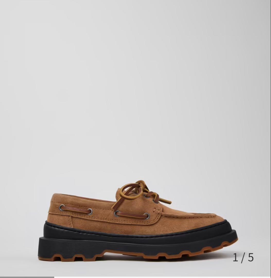 2*0様 CAMPERカンペール　ブルートゥスプラス デッキシューズ24.5cm