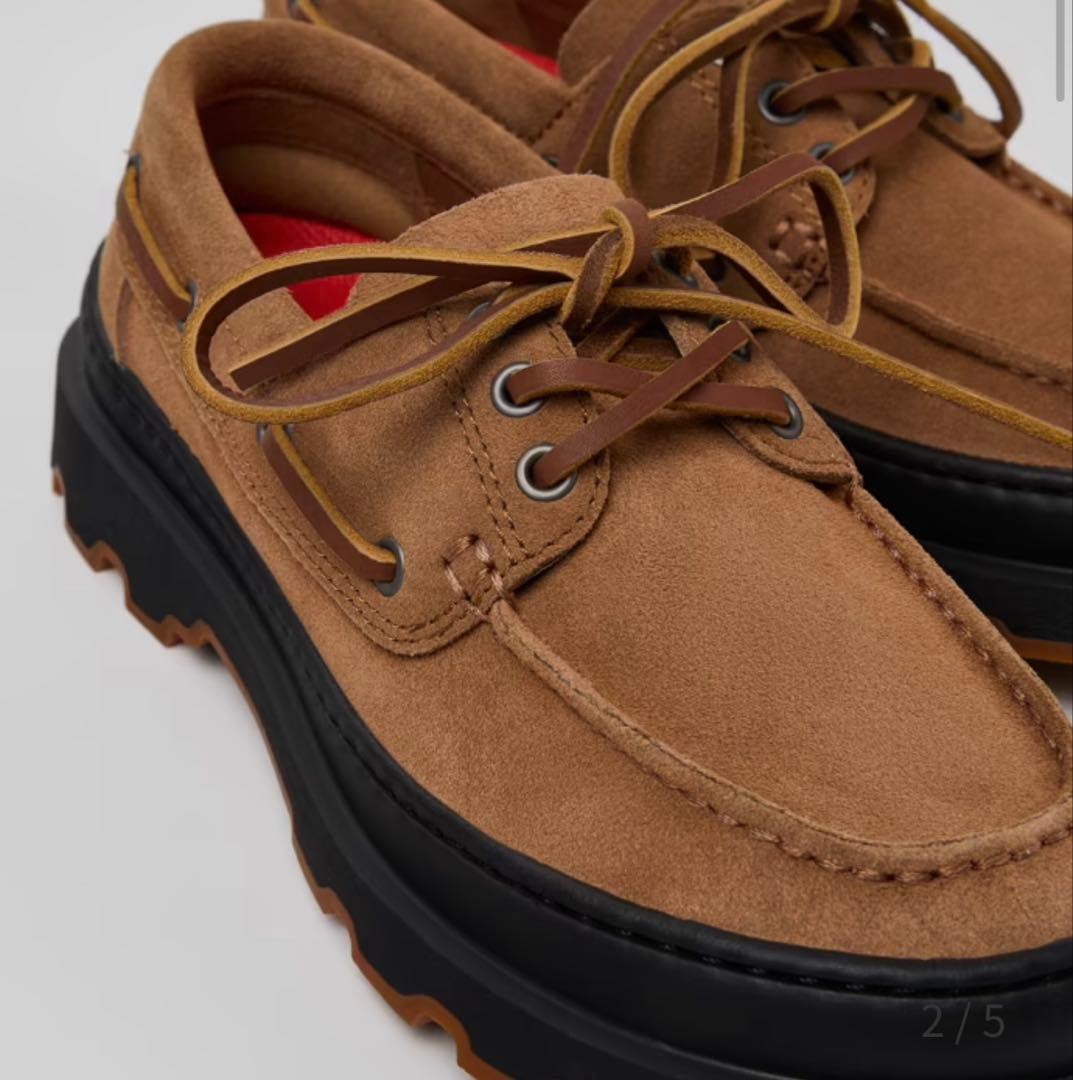 2*0様 CAMPERカンペール　ブルートゥスプラス デッキシューズ24.5cm