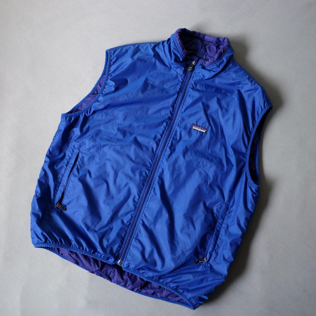 f*9様 【希少】2004年製 パタゴニア パフボールベスト ブルー XL ビン
