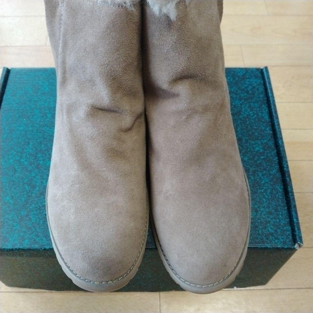 【未使用品】EMU Australia ムートンサイドゴアブーツ 25cm