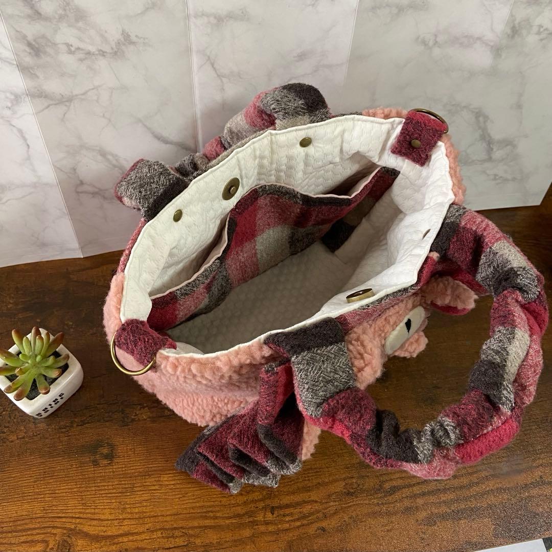 ゆ*ら様 コヤンイサムチョン クムちゃんのもこもこバッグ ハンドメイド