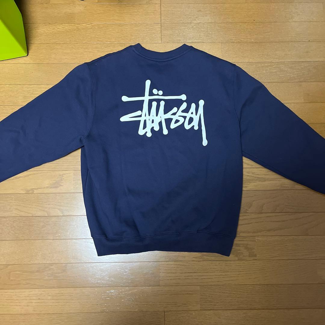 Stussy ネイビー スウェット Lサイズ
