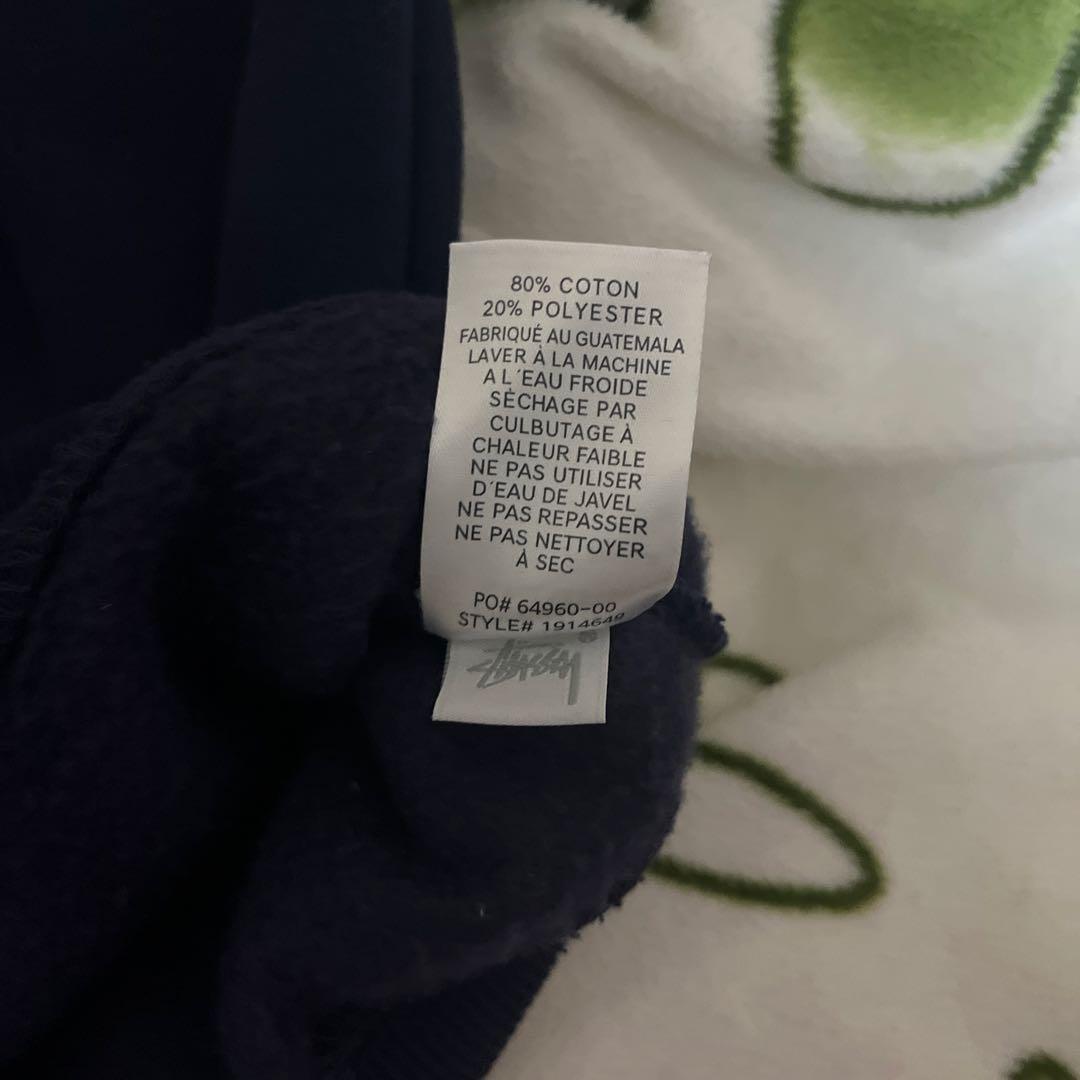 Stussy ネイビー スウェット Lサイズ