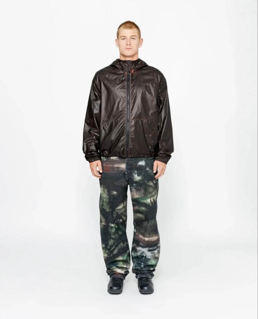 ジャケット・アウター Stussy 24AW BEACH SHELL CRACKED RIPSTOP