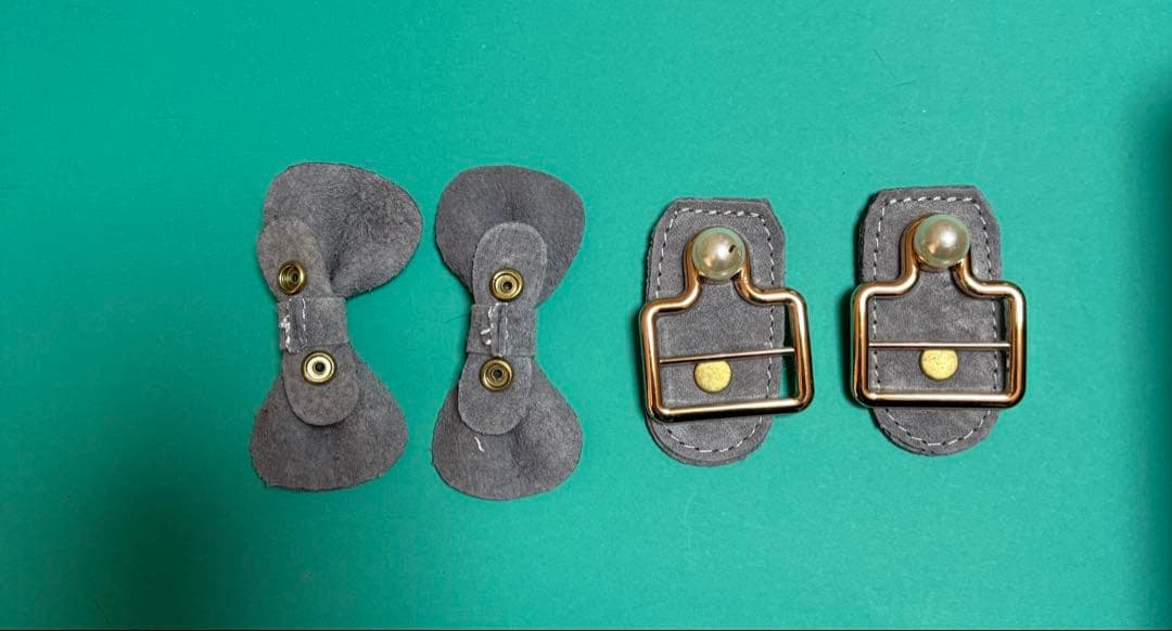 UGGのグレー サイズ38靴 新品未使用ファと2点着け変え