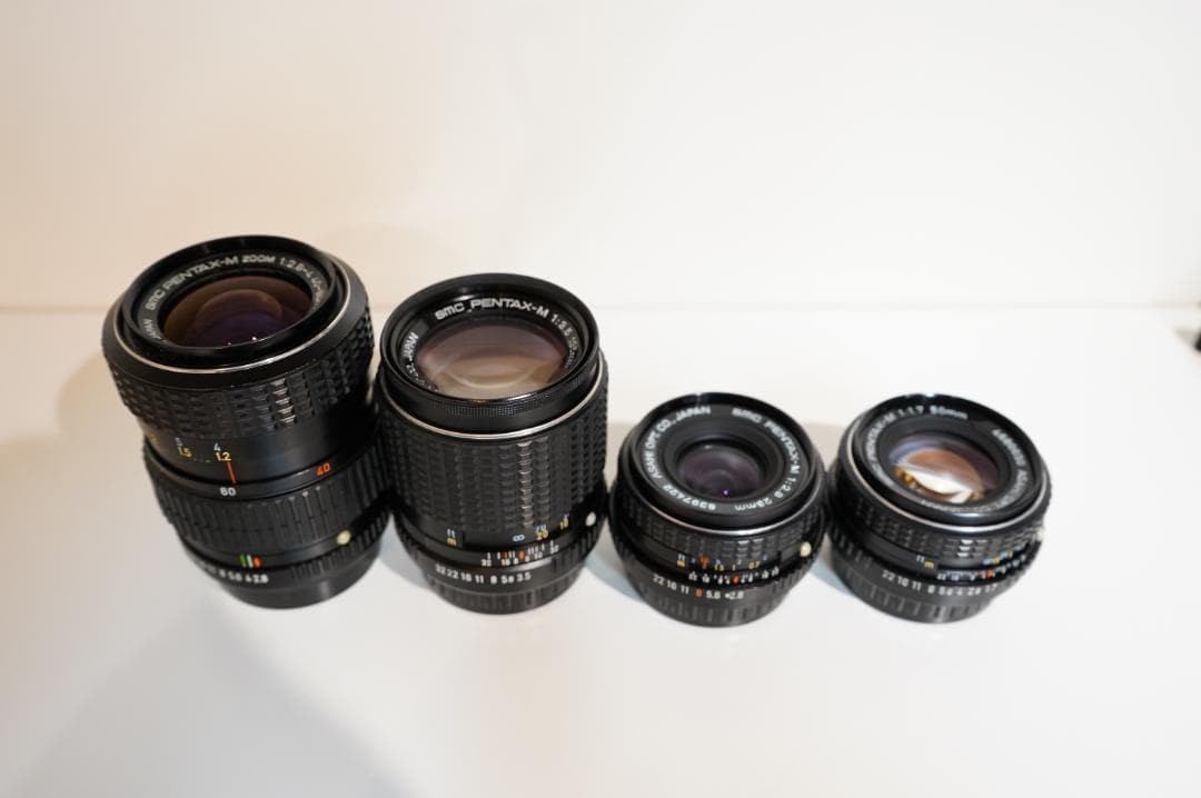 PENTAX ペンタックス MX＋レンズ４本　取説　その他付属品＋おまけ（ＭＥ）