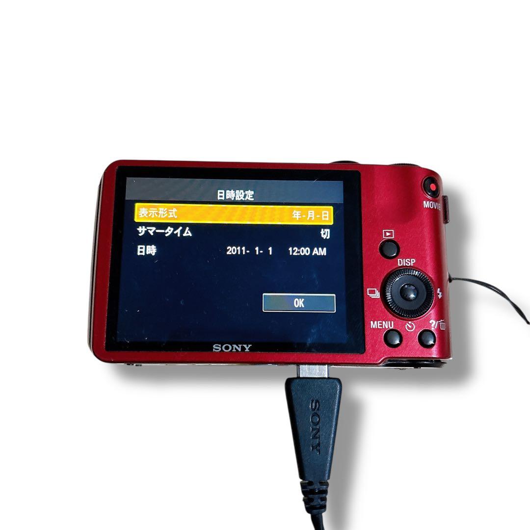 SONY サイバーショット DSC-HX7V レッド 赤 コンデジ デジカメ