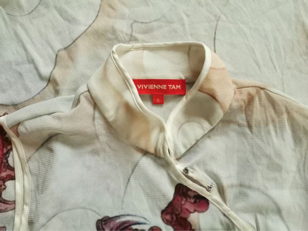 VIVIENNE TAM ドラゴン柄チャイナドレス　s